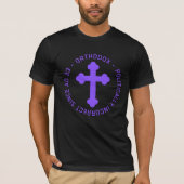 Orthodox Christelijk Kruis sinds AD 33 onjuist T-shirt (Voorkant)