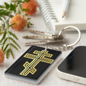 Orthodox Christelijk Kruis Sleutelhanger (Voorkant Rechts)