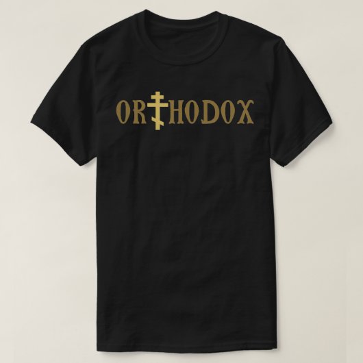 Orthodox Christelijk Kruiskruis T-shirt (Design voorkant)