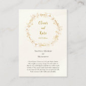 Orthodox Christelijk Trouwgebed Kaart Plaatskaartje (Voorkant)