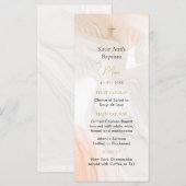 Orthodox Christelijk Water van Lichte Dop Menu (Voorkant / Achterkant)