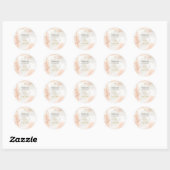 Orthodox Christelijk Waters of Light Baptism Class Ronde Sticker (Vel)