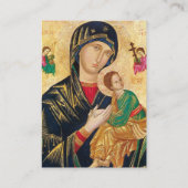 Orthodox Christelijk Zwangerschapsgebed Kaart Plaatskaartje (Achterkant)