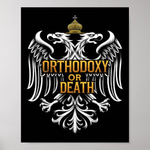 Orthodox Christelijke Byzantijnse Adelaar Orthodox Poster