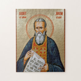 Orthodox Christelijke icoon van St. Johannes Krons Legpuzzel