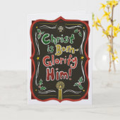 Orthodox Christian greeting card Christ Is Risen Kaart (Gele Bloem)