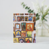 Orthodox, Christian, Icons, Byzantine, GrPostcard Briefkaart (Staand voorkant)