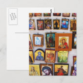 Orthodox, Christian, Icons, Byzantine, GrPostcard Briefkaart (Voorkant / Achterkant)
