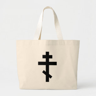 Orthodox Cross Grote Tote Bag