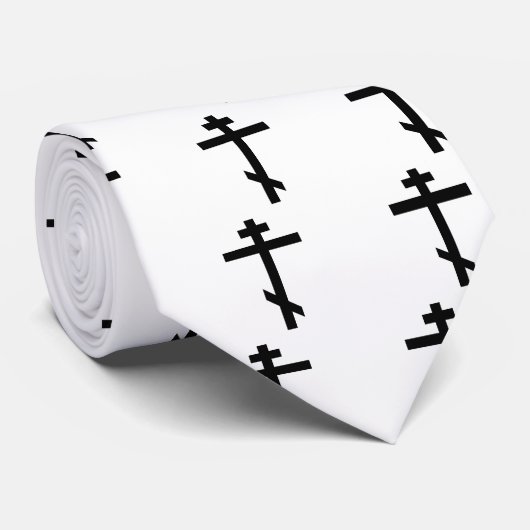 Orthodox Cross Stropdas (Opgerold)