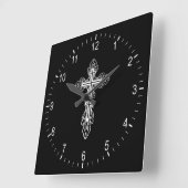 Orthodox cross vierkante klok (Hoek)