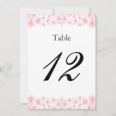 Orthodox Elegant Baptism Table Numbers Double Side Kaart (Voorkant)