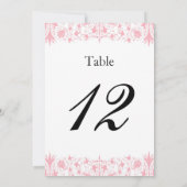 Orthodox Elegant Baptism Table Numbers Double Side Kaart (Achterkant)