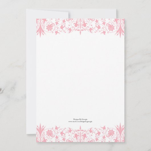 Orthodox Elegant Baptisme Invitation Kaart (Achterkant)