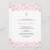 Orthodox Elegant Baptisme Invitation Kaart (Voorkant / Achterkant)