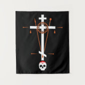 Orthodox Golgotha Kenosis Cross Wandkleed (Voorkant)