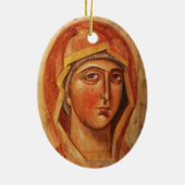 Orthodox Icon Kerstormena - Filermskaya Keramisch Ornament (Achterkant)