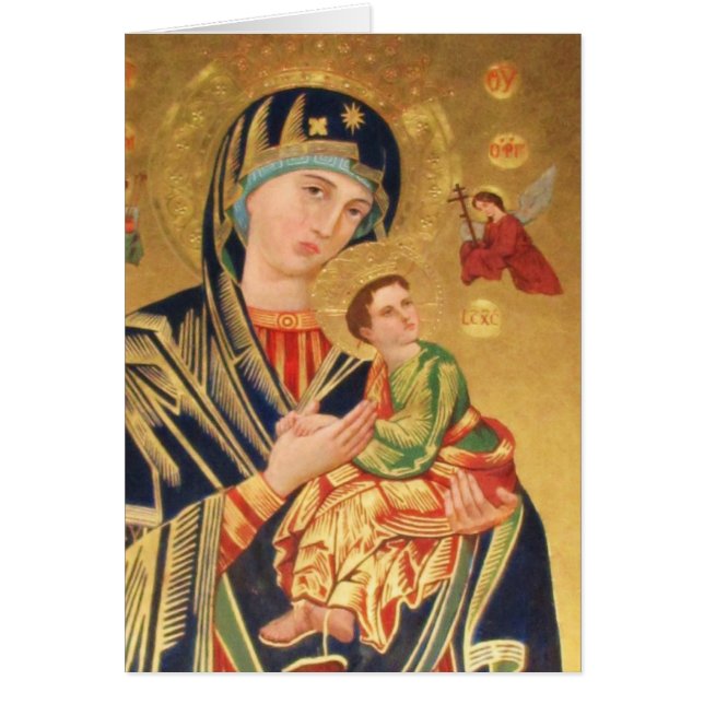 Orthodox ICON Serene Madonna (Voorkant)