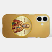 Orthodox icoon van Sint-Nicolaas T-shirt Case-Mate iPhone Case (Achterkant (horizontaal))