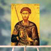 Orthodox icoon van Sint-Theodorus Tiro Acryl Bord (Neutraal)