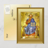Orthodox Ikon Briefkaart (Voorkant / Achterkant)