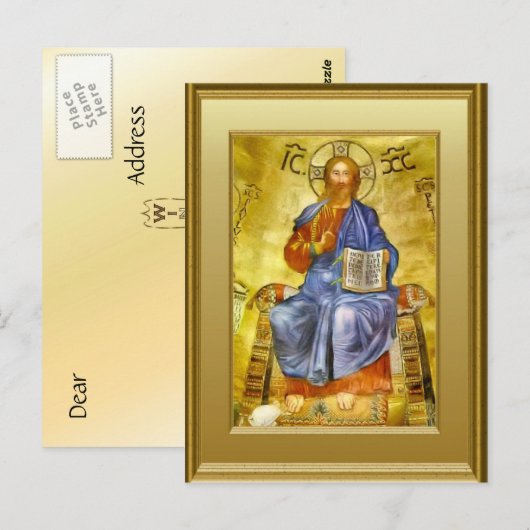 Orthodox Ikon Briefkaart (Voorkant / Achterkant)