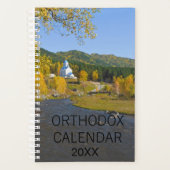 Orthodox Kalender Dagboek Russische Kerk Foto Planner (Voorkant)