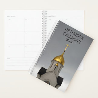 Orthodox Kalender Dagboek Russische Kerk Foto Planner