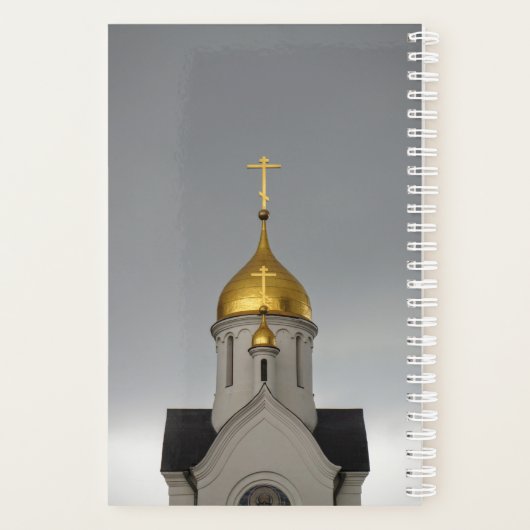 Orthodox Kalender Dagboek Russische Kerk Foto Planner (Achterkant)