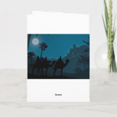 Orthodox Kerst wenskaart - Christus is geboren! Feestdagen Kaart (Achterkant)