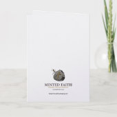 Orthodox kerst wenskaart kaart (Achterkant)