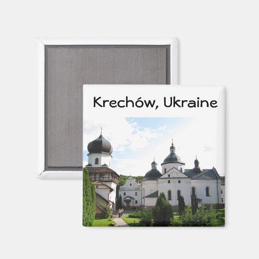 Orthodox klooster in Krechow, Oekraïne Magnet (Voorkant / Achterkant)