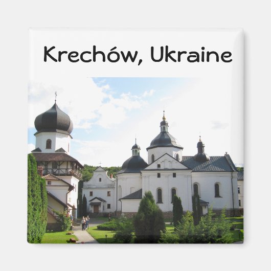 Orthodox klooster in Krechow, Oekraïne Magnet (Voorkant)