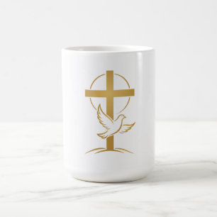 Orthodox Kruis en Duif Koffiemok