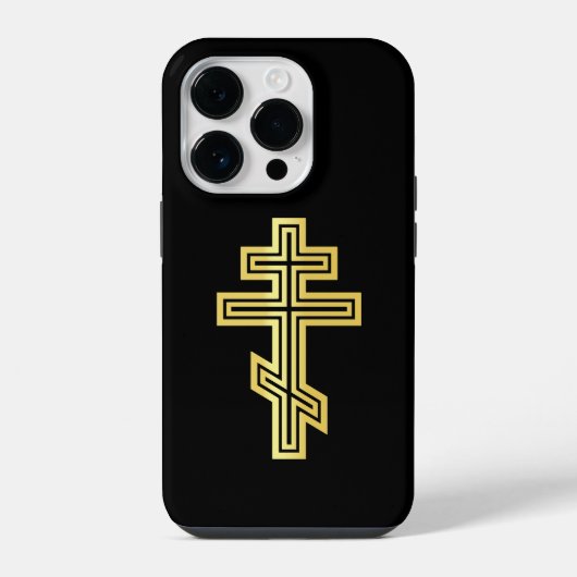 Orthodox Kruis iPhone Hoesje (Achterkant)
