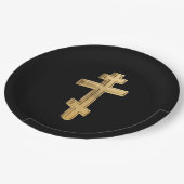 Orthodox kruis papieren bordje (Gekanteld)
