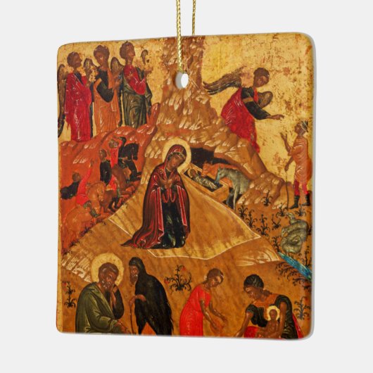 Orthodoxe activiteitstip keramisch ornament (Links)
