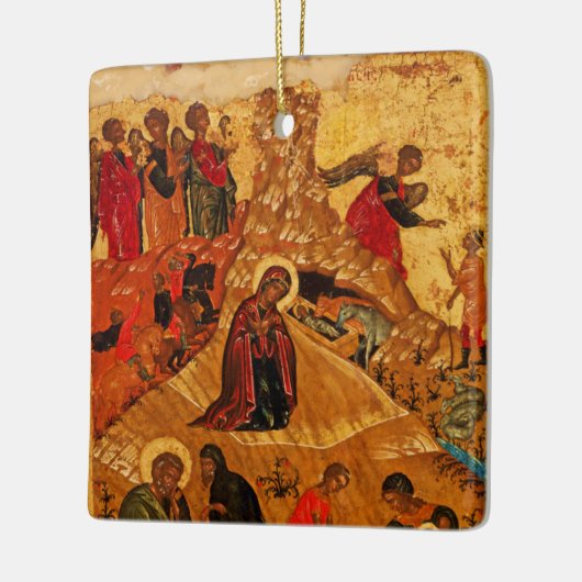 Orthodoxe activiteitstip keramisch ornament (Links)