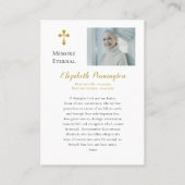 Orthodoxe begrafenisgebed Kaart Plaatskaartje (Achterkant)