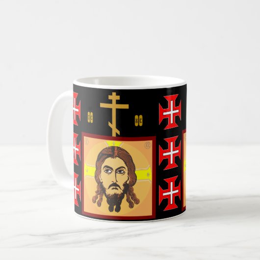 Orthodoxe Christelijk Koffiemok (Voorkant links)