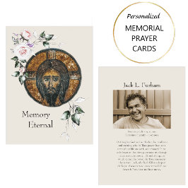 Orthodoxe Christelijke Foto Begrafenis Gebed Kaart Plaatskaartje