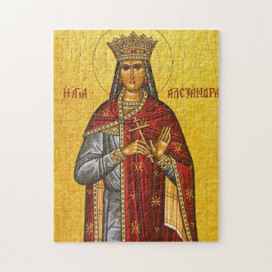 Orthodoxe christelijke icoon van St. Alexandra de Legpuzzel