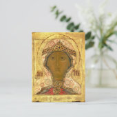 Orthodoxe christelijke icoon van St. Paraskeva Briefkaart (Staand voorkant)