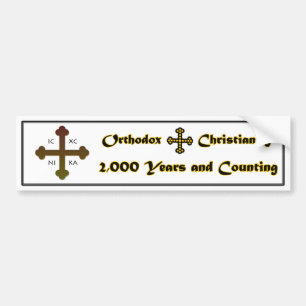 Orthodoxe christelijkheid - 2.000 jaar en tellen bumpersticker
