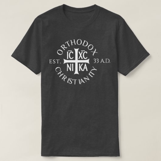 Orthodoxe christendom Oost T-shirt (Design voorkant)