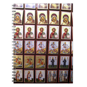 Orthodoxe Griekse en Christelijke pictogrammen Notitieboek