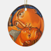 Orthodoxe Icons kerstversiering Keramisch Ornament (Links)