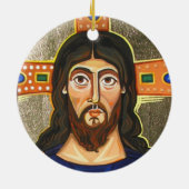 Orthodoxe Icons kerstversiering Keramisch Ornament (Achterkant)
