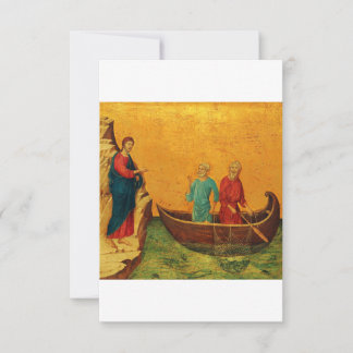 Orthodoxe icoon Oproep van Petrus en Andreas Heili Bedankkaart