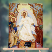 Orthodoxe icoon van de Anastasis opstanding Acryl Bord (Neutraal)